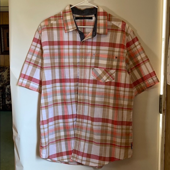 Sean John checkered polo shirt - Picture 1 of 6